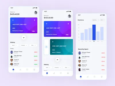 Finance: Mobile App UI Design 3d app app design branding design figma finance fintech graphic design interface ios loan mobile money motion graphics typography ui user experience ux