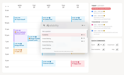 Calendar Power User UI app calendar ui keyboard powered ui power user ui ui