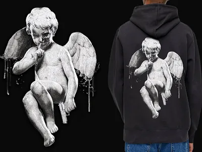 Dark angel illustration. Tattoo Design. T shirt print for men. angel artwork dark devil death design fabric ghost graphic design gun illustration logo pop art poster rebel street art t shirt graphic t shirt print tattoo design textile watercolor