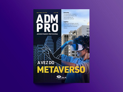 ADM PRO 403 branding cover design graphic design magazine photoshop