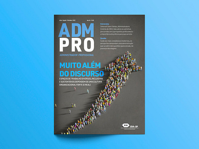 ADM PRO 405 branding cover design magazine