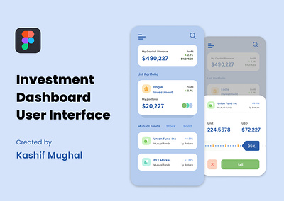 Investment Dashboard User Interface [Mobile App] dashboard ui minimal mobile app mobile app dashboard mobile app ui ux design