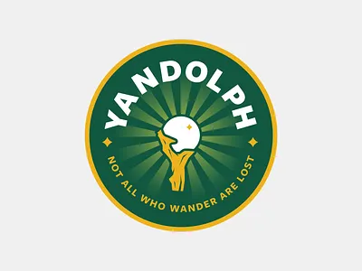 William & Mary Orientation Area: Yandolph badge college highered orientation university william mary