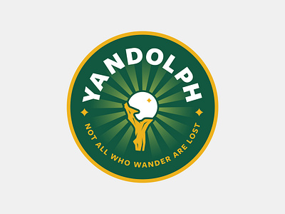 William & Mary Orientation Area: Yandolph badge college highered orientation university william mary