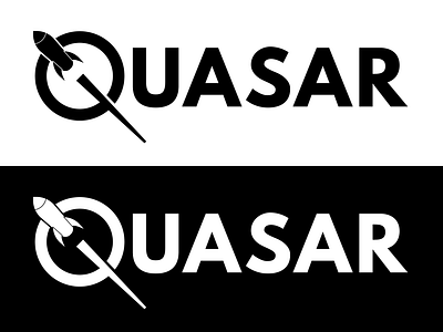 QUASAR LOGO (alternate) branding dailylogochallenge graphic design illustrator logo