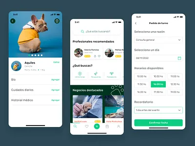 All-in-one Pet Care app branding design graphic design illustration typography ui ux visual design