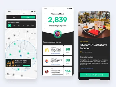 Loyalty app (White label) design graphic design illustration typography ui ux vector visual design