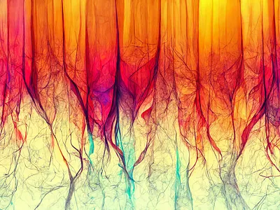 Gradient Tendrils of Fluid Background abstract background colorful design digital art geometric illustration pattern surreal textures wallpaper