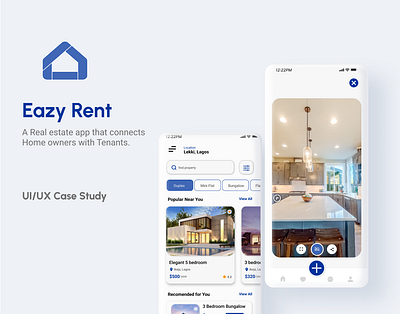 Real Estate Rental App app case study house mobile real estate rent ui ux