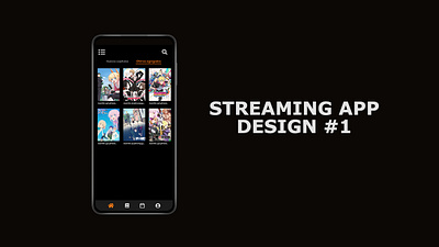 Anime app design - Prototype 1 animation graphic design ui