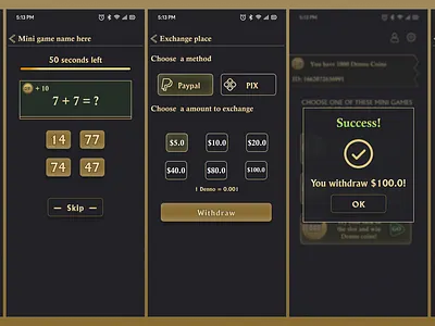 Part 3 Degoonnen earning app android graphic design ios mobile ui ux