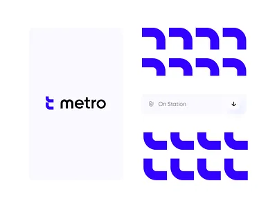 Metro | Branding ads black branding design graphic design logo logo design metro minimal station ui visual visual design visual identity