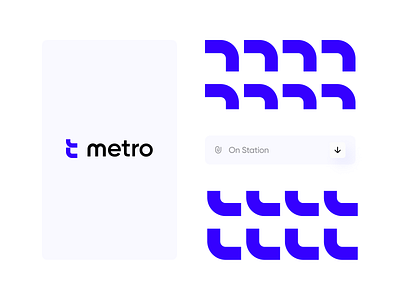 Metro | Branding ads black branding design graphic design logo logo design metro minimal station ui visual visual design visual identity