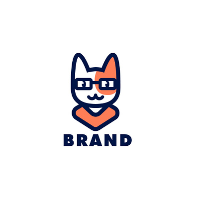 Happy Cat Logo design graphic design illustration logo