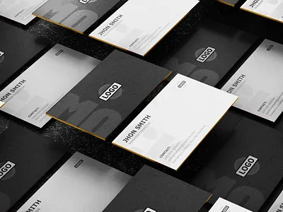 Business Card Corporate Branding Mockup Free PSD branding business card freebies mockup