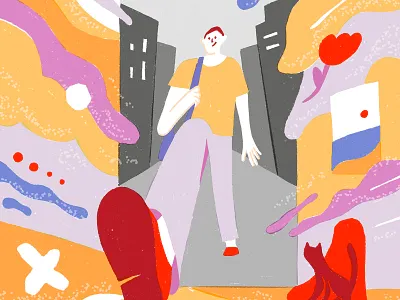 The Big Issue Australia change editorial editorial illustration homelessness illustration new chapter opportunity poverty