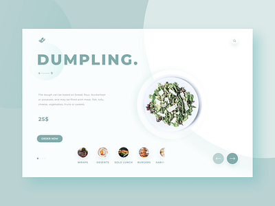 Restaurant Food Web Header clean food food app food delivery food delivery app food web header header ui minimal resturant ui user interface web landing website design