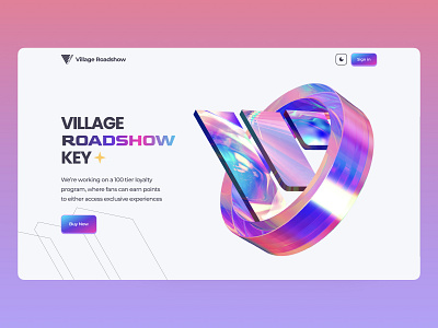 UI Design Concepts For Village Roadshow blockchain branding crypto crypto design cryptocurrency design illustration interface logo nft ui ux villageroadshow web web3