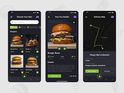 Food Application Design 🍔 burger burger shop food food app design food application design food mobile food ui app mobile restaurant restaurant app ui ui design ui design for food ui ux design