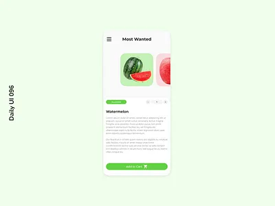 Daily UI 096 | Currently In-Stock available currently in stock daily ui 096 food drinks store