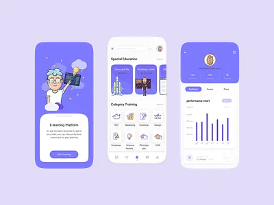 App Ui E-Learning ui