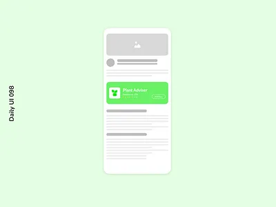 Daily UI 098 | Advertisement advertisement article blog daily ui 098 mobile design news