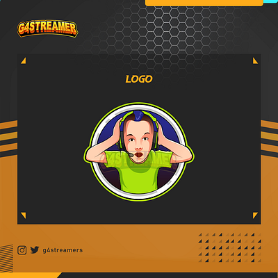 KIDS LOGO animation boy branding custom logo cute logo design emotes gamers gaming graphicdesign illustration kids logo logo logo design logo gaming logo maker man