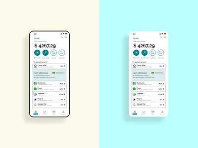 Banking app ui app branding ui ux