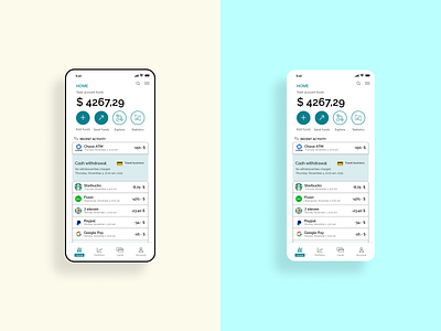 Banking app ui app branding ui ux