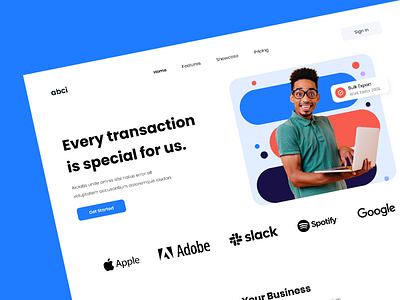 Banking Landing Page Design admin template banking banking website design figma admin figma download figma freebies free figma download freebies illustration landing page ui ui ux uikit website website design website ui