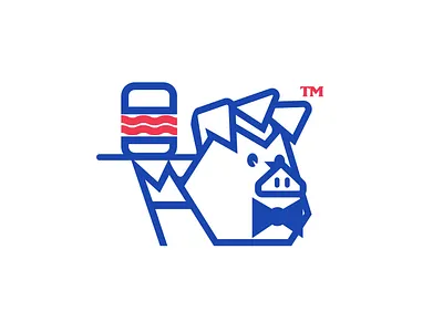 bacon burger design diseño de logo diseño plano illustration logo logo logodesign design logodesign design brand marca tipografía