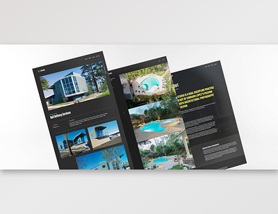 Web Design: Architecture & Photography Portfolio architecture branding darkmode design identity photography portfolio typography web design
