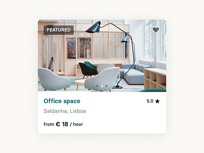 Location card app design system figma hubik ui design ux design