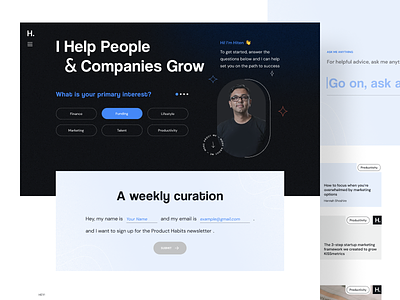A personal website with a product mind figma marketingwebsite process productdesign productmarketing uidesign usercentricdesign userfirst uxdesign