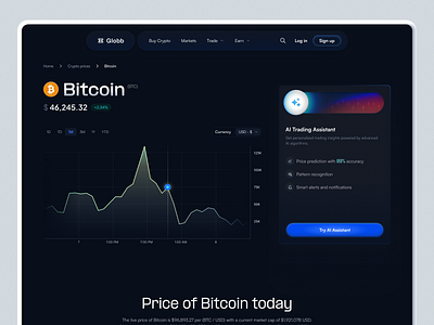 Crypto Detail Page | UI Website Design capi crypto crypto detail page crypto detail page design crypto website crypto website design interactive design ui ui design ui ux ui ux design user research ux website website design