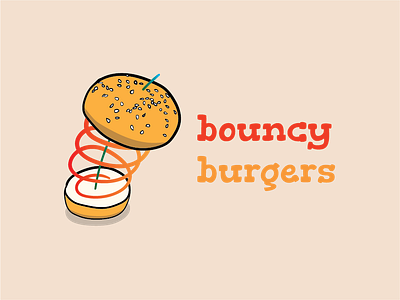 #dailylogochallenge 33 | 50 - burger joint logo burger burger buns burger joint logo burger place logo dailylogo dailylogochallenge perspective playful spring