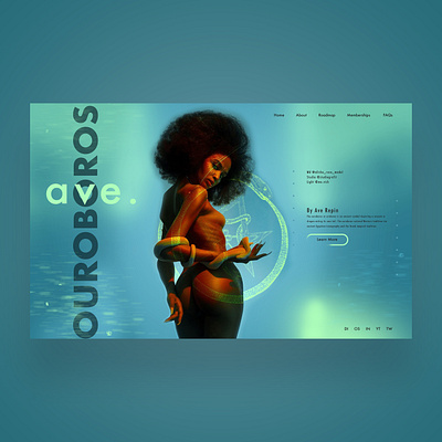 Ouroboros Web Ui Design Concept ave ave repin bitcoin crypto design eth graphic design meta nft ouroboros photography snake ui ui design ux ux design web design