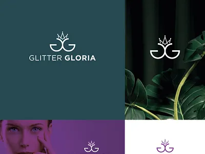 Glitter Gloria Logo logo logo design logodesign