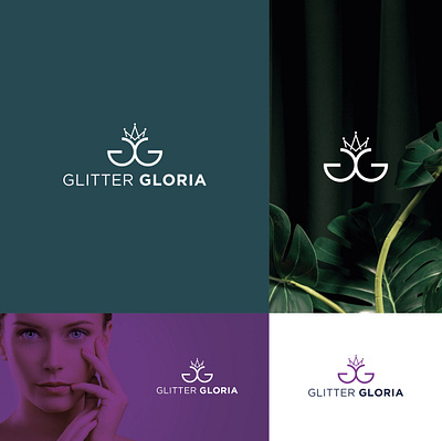 Glitter Gloria Logo logo logo design logodesign