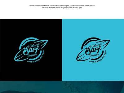 Surf Company Logo surf board logo