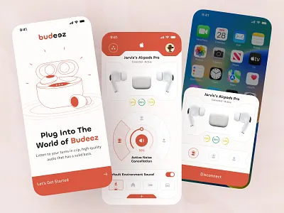 Earbuds Controller App airpods app app design app ui audio audio controller bluetooth design earbuds earphone headphone mobile mobile app noise controller sound manager tws ui ui design