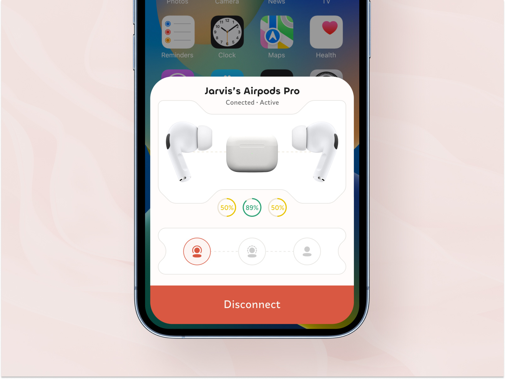 Earbuds Controller App by 300Mind UI/UX for 300Mind on Dribbble