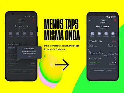 Lemon Cash | Crypto Details Proposal app blockchain crypto design ui ux wallet