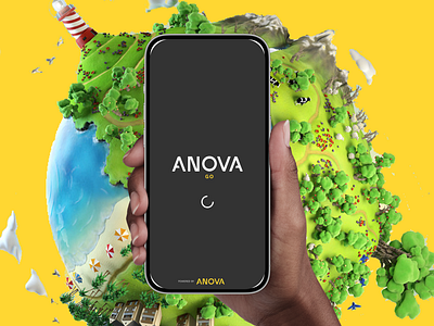 Anova Go Mobile app app big data figma fuels mobile app design saas ui ux
