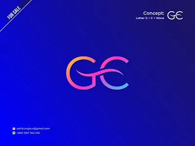 Letter Mark Logo a b c d e f g h i j k l m n o branding design graphic design letter c logo letter g logo lettermark logo logo minimalist p q r s t u v w x y z sakib ongkur studiotit vector wave logo