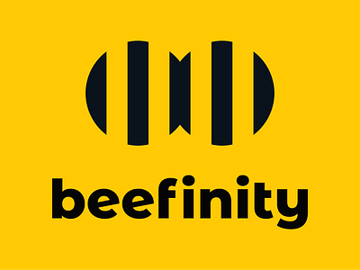 Beefinity bee bees branding eco ecology logo nature organization protect protection