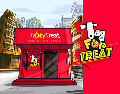 Tasty Treat Campaign Illustration By Delowar Ripon artist bangladesh branding campaign cgwork delowarripon delowarriponcreation design digitalart drawing illuatration illustration logo logo design pran rfl group sketchart tastytrat ui