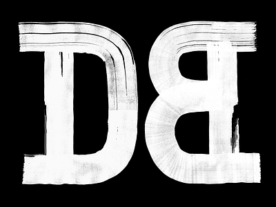 DB branding brush stroke calligraphy design graphic design lettering logo logotype monogram packaging type typography
