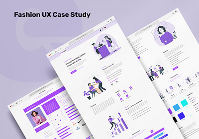 Fashion UX Case Study case study empathy map fashion figma information architecture typography ui user flow user persona ux ux case study website wireframe