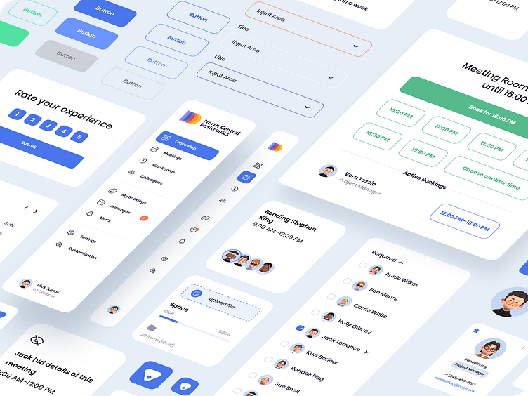 Workplace Scheduling software by Nika Teiler on Dribbble